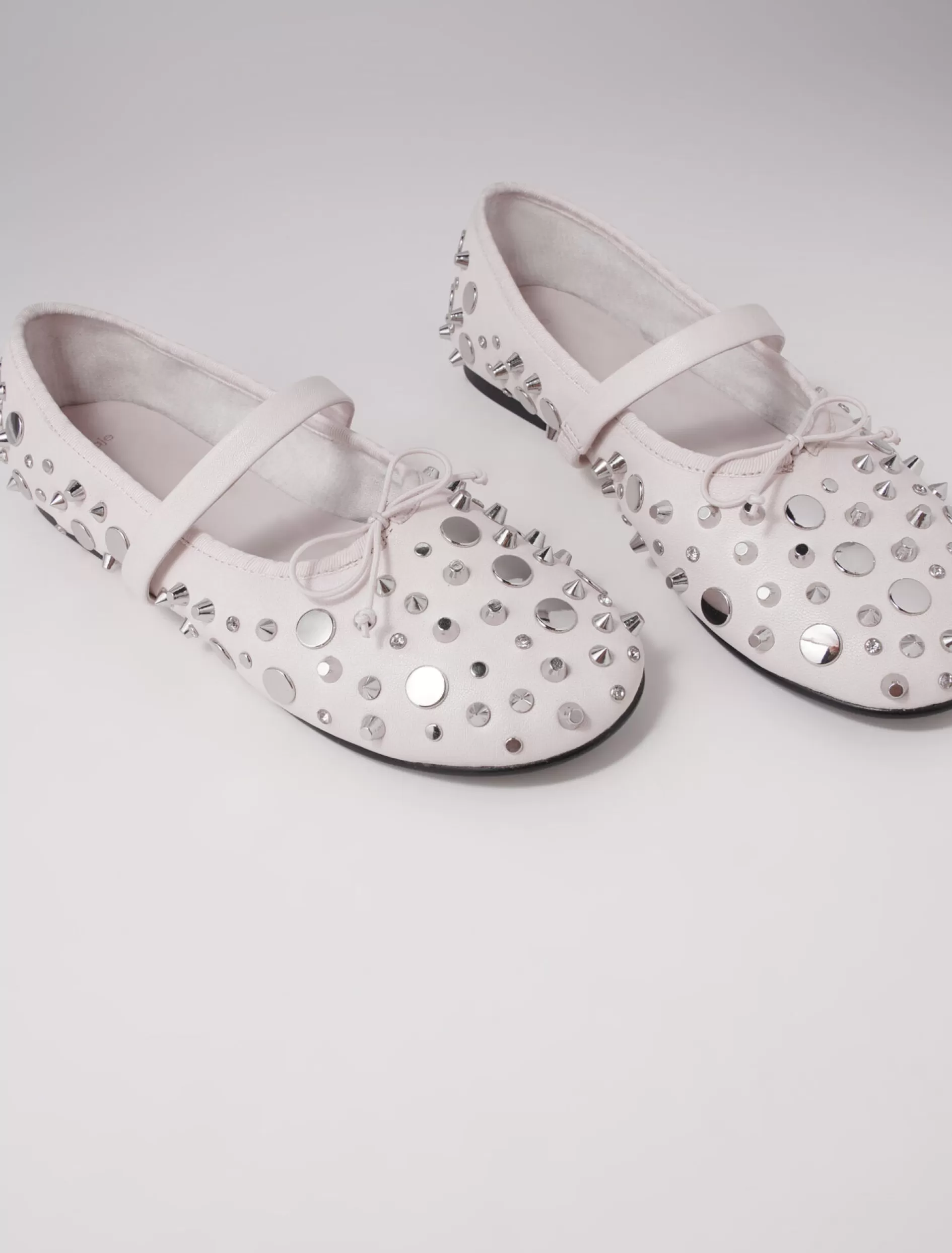 Clearance Ballerines à Studs Argentés - Sandales & Ballerines | Sandales & Ballerines