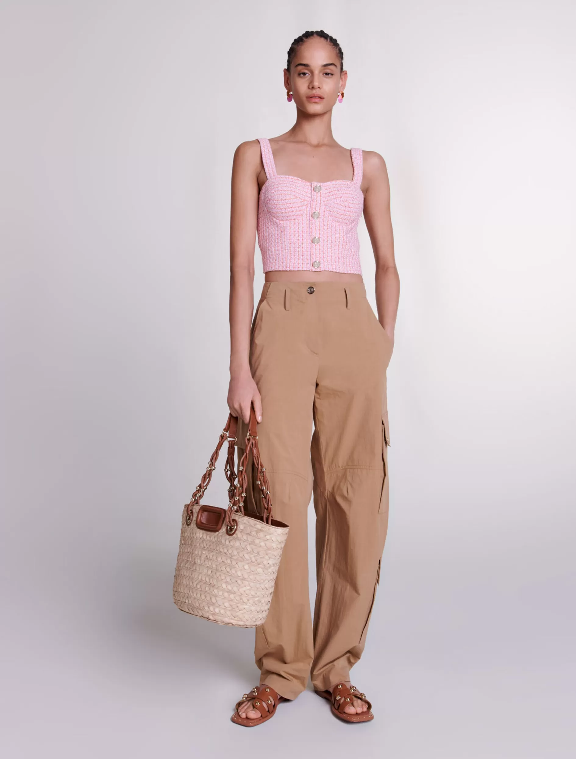 Best Sale Crop Top En Tweed - Tops & Chemises | Tops & Chemises